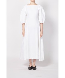 ジルサンダー　ホワイトデニムワンピース ジルバイジルスチュアート JILL by JILLSTUART レースアップ