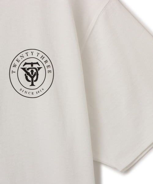 TOKYO 23（トウキョウニジュウサン）の「TOKYO 23 Circle Logo T-shirt / トウキョウ 23 サークル ロゴ Tシャツ（Tシャツ/カットソー・メンズ・ブラック/ホワイト・M/L/XL/XXL）」の9枚目の写真