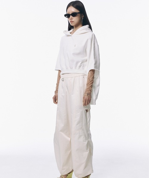 JOSEMOON/ジョゼムーン】SLIT SHORT HOODIE/スリットショート