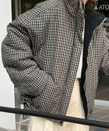 Ada.（エイダ）の「２WAY リバーシブル ボア チェック ブルゾン（その他アウター）」