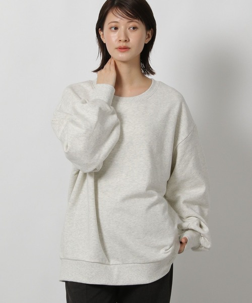 LAKOLE(ラコレ)の「ヘビーウェイトスウェット / 598896(スウェット・レディース・レッド/イエロー/ターコイズブルー/杢グレー/ネイビー・MEDIUM/LARGE)」の9枚目の写真