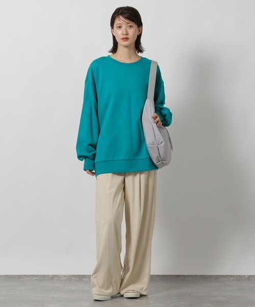 LAKOLE(ラコレ)の「ヘビーウェイトスウェット / 598896(スウェット・レディース・レッド/イエロー/ターコイズブルー/杢グレー/ネイビー・MEDIUM/LARGE)」の12枚目の写真