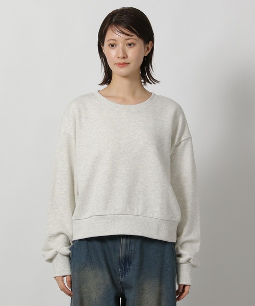 LAKOLE(ラコレ)の「ヘビーウェイトスウェット / 598896(スウェット・レディース・レッド/イエロー/ターコイズブルー/杢グレー/ネイビー・MEDIUM/LARGE)」の16枚目の写真