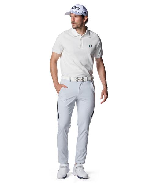 UNDER ARMOUR(アンダーアーマー)の「UAドライブ 二ット テーパードパンツ(ゴルフ/メンズ)(その他パンツ・メンズ・グレー・XL/L/3XL/2XL)」の3枚目の写真