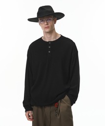 CORPUS TOKYO（コーパス トーキョー）の「オーバー フライス ヘンリーネック ロンT（Tシャツ/カットソー・レディース）」