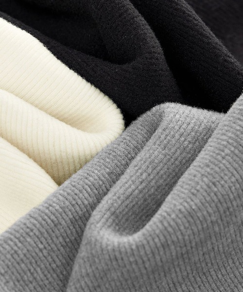 CORPUS TOKYO（コーパス トーキョー）の「オーバー フライス ヘンリーネック ロンT（Tシャツ/カットソー・メンズ・グレー/アイボリー/ブラック・1/2/3）」の15枚目の写真