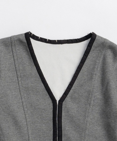 PRANK PROJECT（プランクプロジェクト）の「ファーヘムフックアイトップ / Far Hem Hook Eye Top（その他トップス・レディース・グレー/ブラック/アイボリー・FREE）」の21枚目の写真