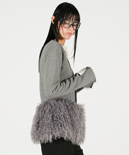 PRANK PROJECT（プランクプロジェクト）の「ファーヘムフックアイトップ / Far Hem Hook Eye Top（その他トップス・レディース・グレー/ブラック/アイボリー・FREE）」の19枚目の写真