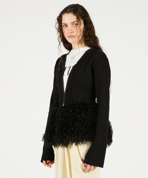 PRANK PROJECT（プランクプロジェクト）の「ファーヘムフックアイトップ / Far Hem Hook Eye Top（その他トップス・レディース・グレー/ブラック/アイボリー・FREE）」の12枚目の写真