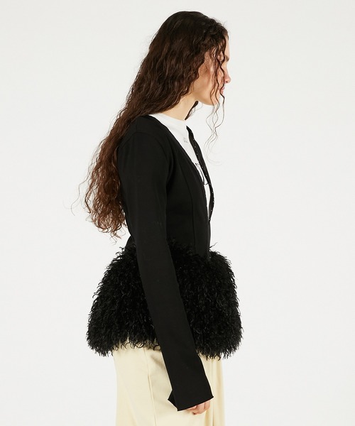 PRANK PROJECT（プランクプロジェクト）の「ファーヘムフックアイトップ / Far Hem Hook Eye Top（その他トップス・レディース・グレー/ブラック/アイボリー・FREE）」の11枚目の写真