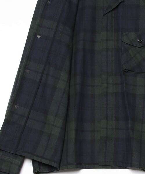 FARAH（ファーラー）の「FARAH Big Check Shirt Outer FR0502-M2001（その他アウター・メンズ・ブラック・MEDIUM/LARGE）」の3枚目の写真
