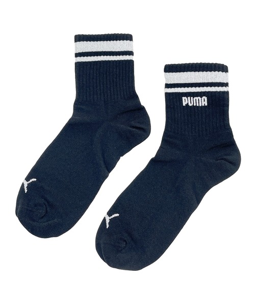 PUMA（プーマ）の「PUMA プーマ 靴下 消臭加工 つま先かかと補強 リブソックス 3足セット 3P（ソックス/靴下・レディース・マルチ・23-25cm）」の4枚目の写真