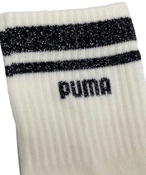 PUMA（プーマ）の「PUMA プーマ 靴下 消臭加工 つま先かかと補強 リブソックス 3足セット 3P（ソックス/靴下・レディース・マルチ・23-25cm）」の5枚目の写真