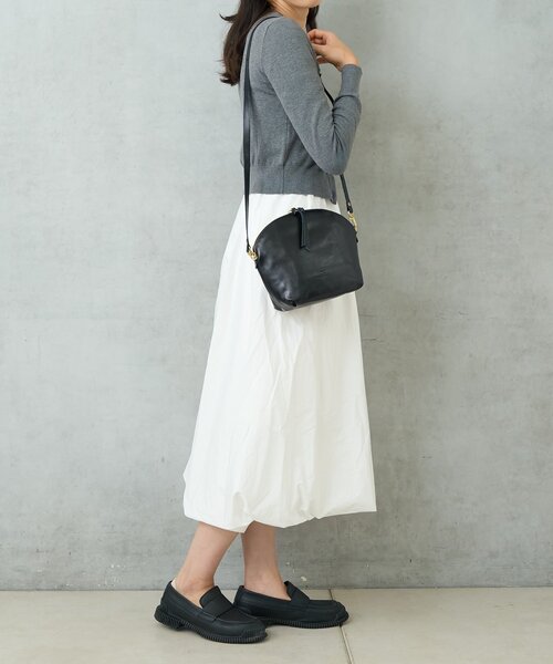 BIRTHDAY BAR（バースデイバー）の「LIGHT LEATHER SHOULDER 軽量本革ショルダーバッグ（ショルダーバッグ・レディース・ダークブラウン/キャメル/ブラック・0）」の6枚目の写真