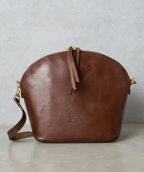 BIRTHDAY BAR（バースデイバー）の「LIGHT LEATHER SHOULDER 軽量本革ショルダーバッグ（ショルダーバッグ・レディース・ダークブラウン/キャメル/ブラック・0）」の13枚目の写真