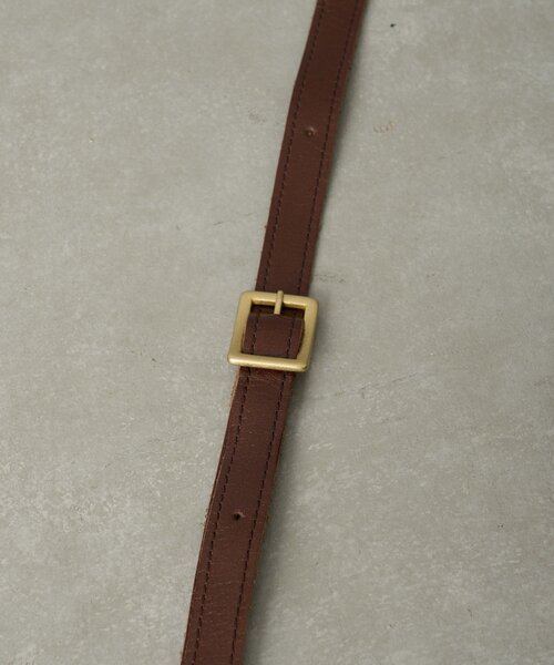 BIRTHDAY BAR（バースデイバー）の「LIGHT LEATHER SHOULDER 軽量本革ショルダーバッグ（ショルダーバッグ・レディース・ダークブラウン/キャメル/ブラック・0）」の21枚目の写真