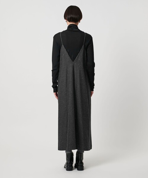 UNITED ARROWS（ユナイテッドアローズ）の「２WAY ストライプ ワンピース（ワンピース・レディース・ダークグレー・FREE）」の7枚目の写真