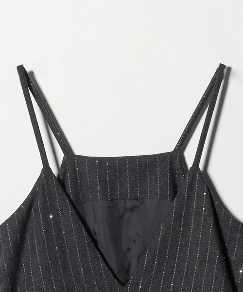 UNITED ARROWS（ユナイテッドアローズ）の「２WAY ストライプ ワンピース（ワンピース・レディース・ダークグレー・FREE）」の14枚目の写真