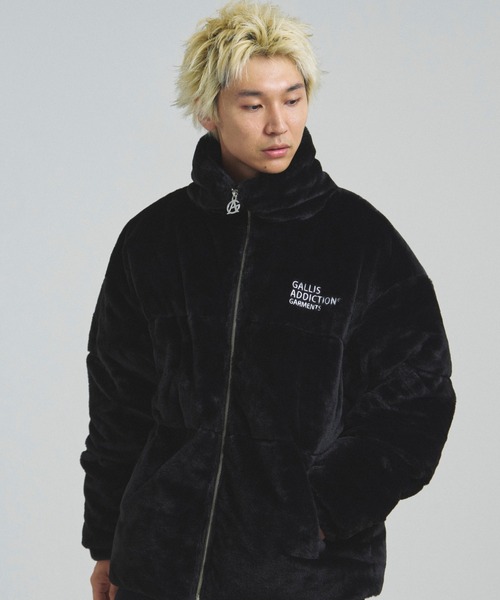 GALLIS ADDICTION（ガリスアディクション）の「GA FUR PUFF-JACKET（その他アウター・メンズ・ブラック/ホワイト・XL/L/M）」の2枚目の写真