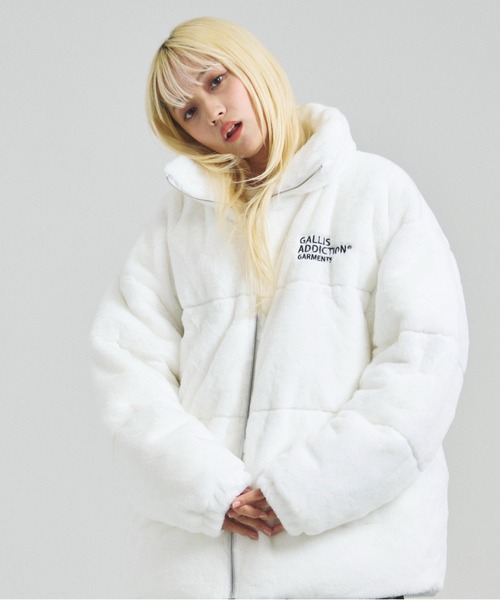 GALLIS ADDICTION（ガリスアディクション）の「GA FUR PUFF-JACKET（その他アウター・メンズ・ブラック/ホワイト・XL/L/M）」の3枚目の写真