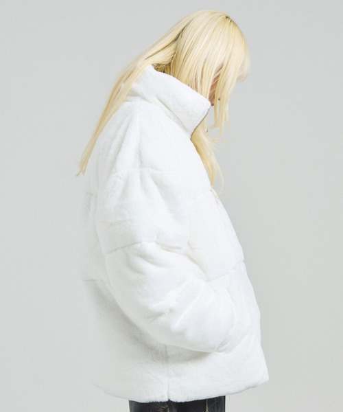 GALLIS ADDICTION（ガリスアディクション）の「GA FUR PUFF-JACKET（その他アウター・メンズ・ブラック/ホワイト・XL/L/M）」の4枚目の写真