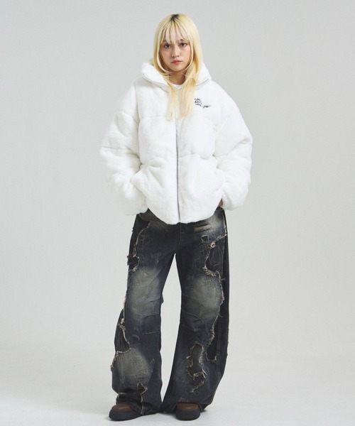 GALLIS ADDICTION（ガリスアディクション）の「GA FUR PUFF-JACKET（その他アウター・メンズ・ブラック/ホワイト・XL/L/M）」の11枚目の写真