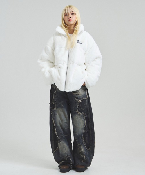 GALLIS ADDICTION（ガリスアディクション）の「GA FUR PUFF-JACKET（その他アウター・メンズ・ブラック/ホワイト・XL/L/M）」の12枚目の写真