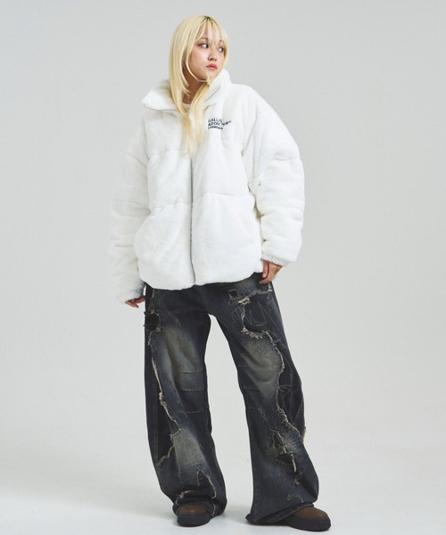 GALLIS ADDICTION（ガリスアディクション）の「GA FUR PUFF-JACKET（その他アウター・メンズ・ブラック/ホワイト・XL/L/M）」の13枚目の写真