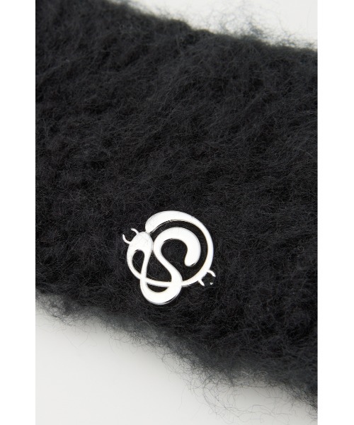 SLY（スライ）の「FLUFFY HAIR BAND フラッフィー ヘアバンド 秋服 冬服（ヘアバンド・レディース・ブラック/杢グレー・FREE）」の6枚目の写真