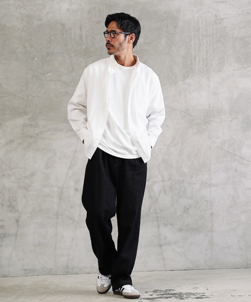 jiggys shop（ジギーズショップ）の「レギュラーカラー オックスフォードシャツ（シャツ/ブラウス・メンズ・ブルー/ホワイト・MEDIUM/LARGE/X-LARGE）」の7枚目の写真