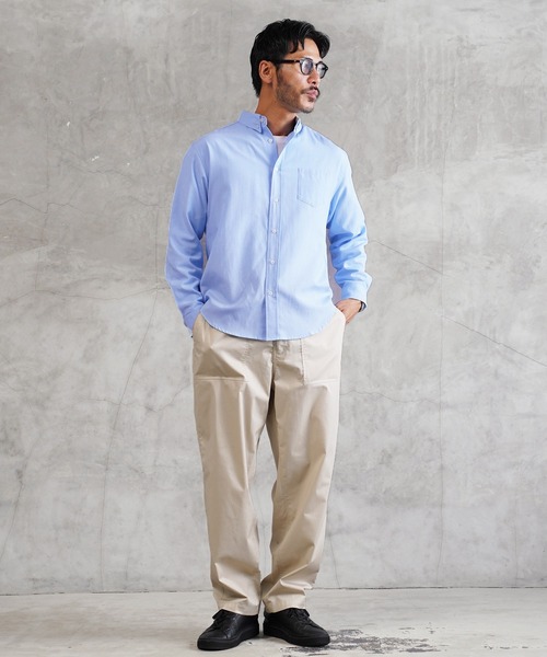 jiggys shop（ジギーズショップ）の「レギュラーカラー オックスフォードシャツ（シャツ/ブラウス・メンズ・ブルー/ホワイト・MEDIUM/LARGE/X-LARGE）」の21枚目の写真