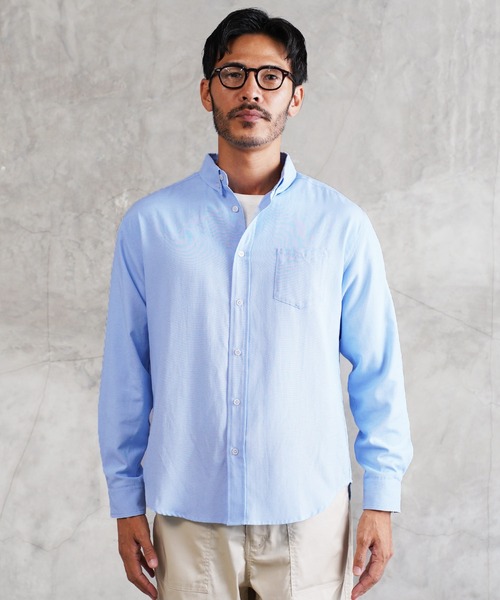 jiggys shop（ジギーズショップ）の「レギュラーカラー オックスフォードシャツ（シャツ/ブラウス・メンズ・ブルー/ホワイト・MEDIUM/LARGE/X-LARGE）」の10枚目の写真