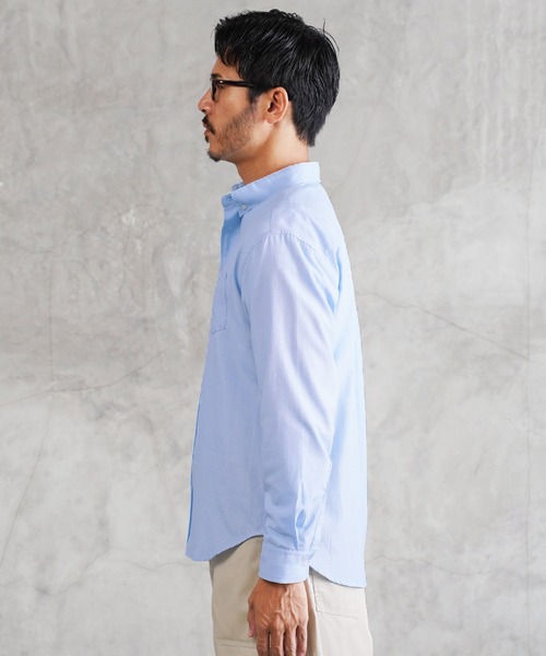 jiggys shop（ジギーズショップ）の「レギュラーカラー オックスフォードシャツ（シャツ/ブラウス・メンズ・ブルー/ホワイト・MEDIUM/LARGE/X-LARGE）」の11枚目の写真