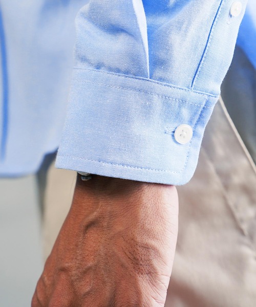 jiggys shop（ジギーズショップ）の「レギュラーカラー オックスフォードシャツ（シャツ/ブラウス・メンズ・ブルー/ホワイト・MEDIUM/LARGE/X-LARGE）」の8枚目の写真