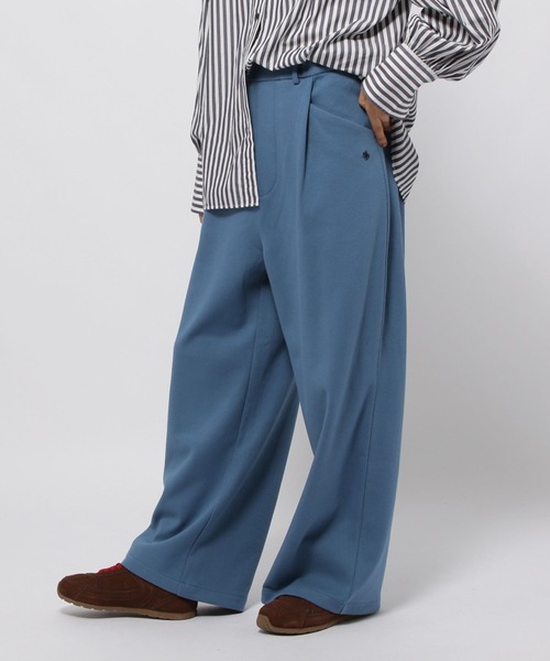 POLO BCS（ポロ ビーシーエス）の「【POLO BCS(ポロ・ビーシーエス)】タックイージーパンツ（スウェットパンツ・レディース・ブラック/ナチュラル/ブラウン/ブルー・FREE）」の12枚目の写真