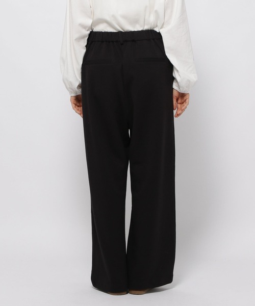 POLO BCS（ポロ ビーシーエス）の「【POLO BCS(ポロ・ビーシーエス)】タックイージーパンツ（スウェットパンツ・レディース・ブラック/ナチュラル/ブラウン/ブルー・FREE）」の15枚目の写真