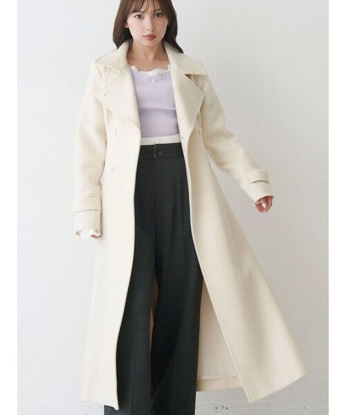 MERCURYDUO（マーキュリーデュオ）の「シャギーガウンロングコート