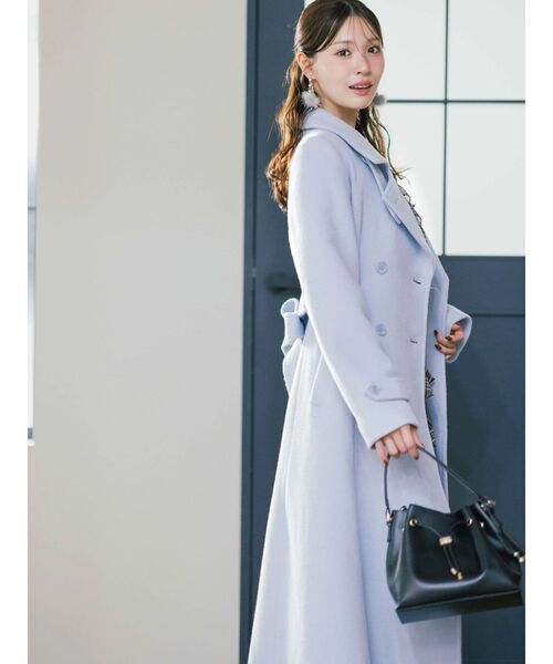 セール】ウールスタンドカラーコート（その他アウター）｜MERCURYDUO