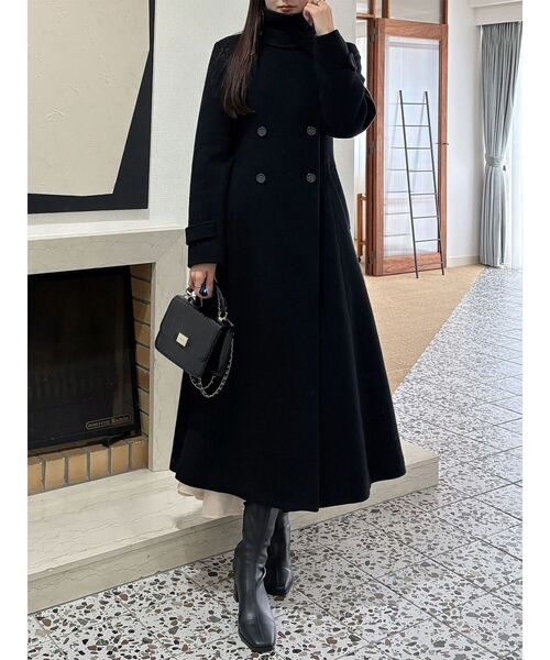 ウールスタンドカラーコート（その他アウター）｜MERCURYDUO
