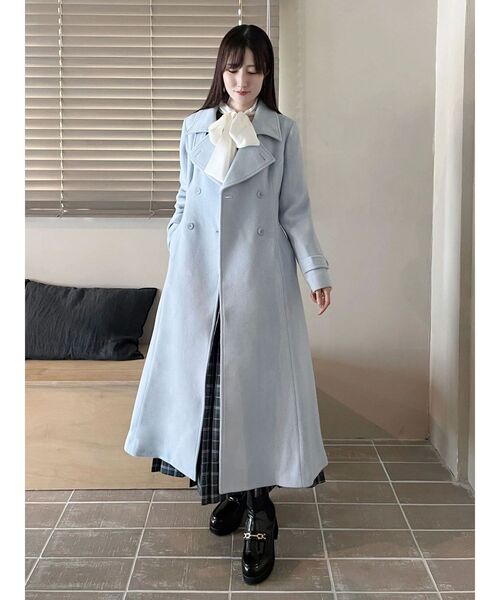 セール】ウールスタンドカラーコート（その他アウター）｜MERCURYDUO