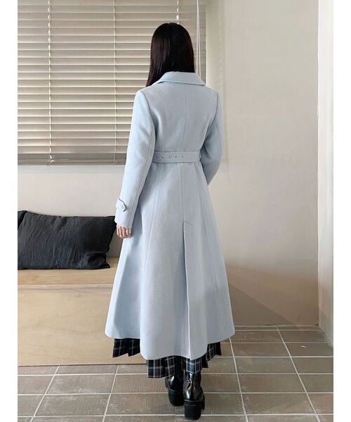 セール】ウールスタンドカラーコート（その他アウター）｜MERCURYDUO