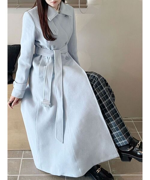 セール】ウールスタンドカラーコート（その他アウター）｜MERCURYDUO