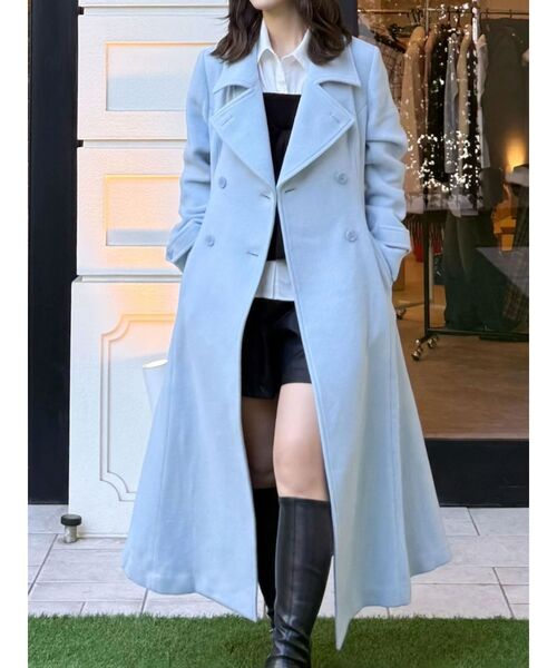 ウールスタンドカラーコート（その他アウター）｜MERCURYDUO