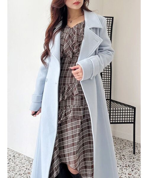 ウールスタンドカラーコート（その他アウター）｜MERCURYDUO