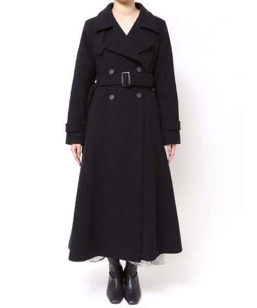セール】ウールスタンドカラーコート（その他アウター）｜MERCURYDUO