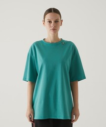【SH HA RI】SH HA RI Bamboo Embroidery Crew Neck T-Shirt