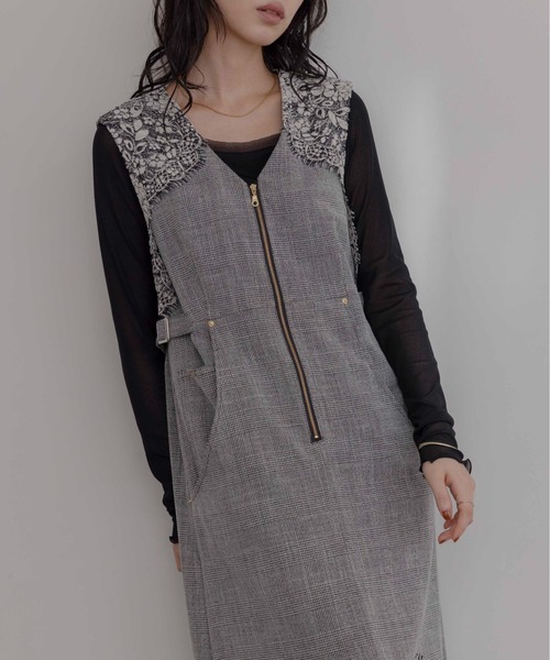 Eimee Law（エイミーロウ）の「ナイロンストレッチチュールインナー（Tシャツ/カットソー・レディース・ブラック/ライトベージュ/ミント・FREE）」の18枚目の写真