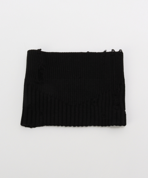 plage(プラージュ)の「TANC TOKYO / タンクトウキョウ DAMAGE KNIT 7G WARMER ビスチェ(その他トップス・レディース・ブラック・FREE)」の1枚目の写真