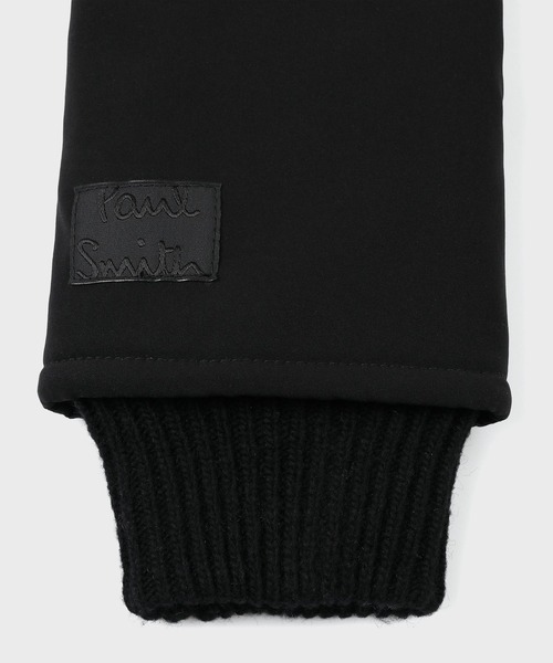 Paul Smith(ポールスミス)の「“Cropped Logo” フィンガーレス グローブ【250755 FLNP】(手袋・メンズ・ブラック・FREE)」の2枚目の写真