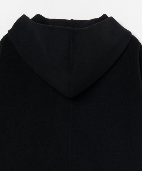 HELIOPOLE（エリオポール）の「DOUBLE FACE HOODIE COAT（その他アウター・レディース・アイボリー/ブラック・36/38）」の9枚目の写真